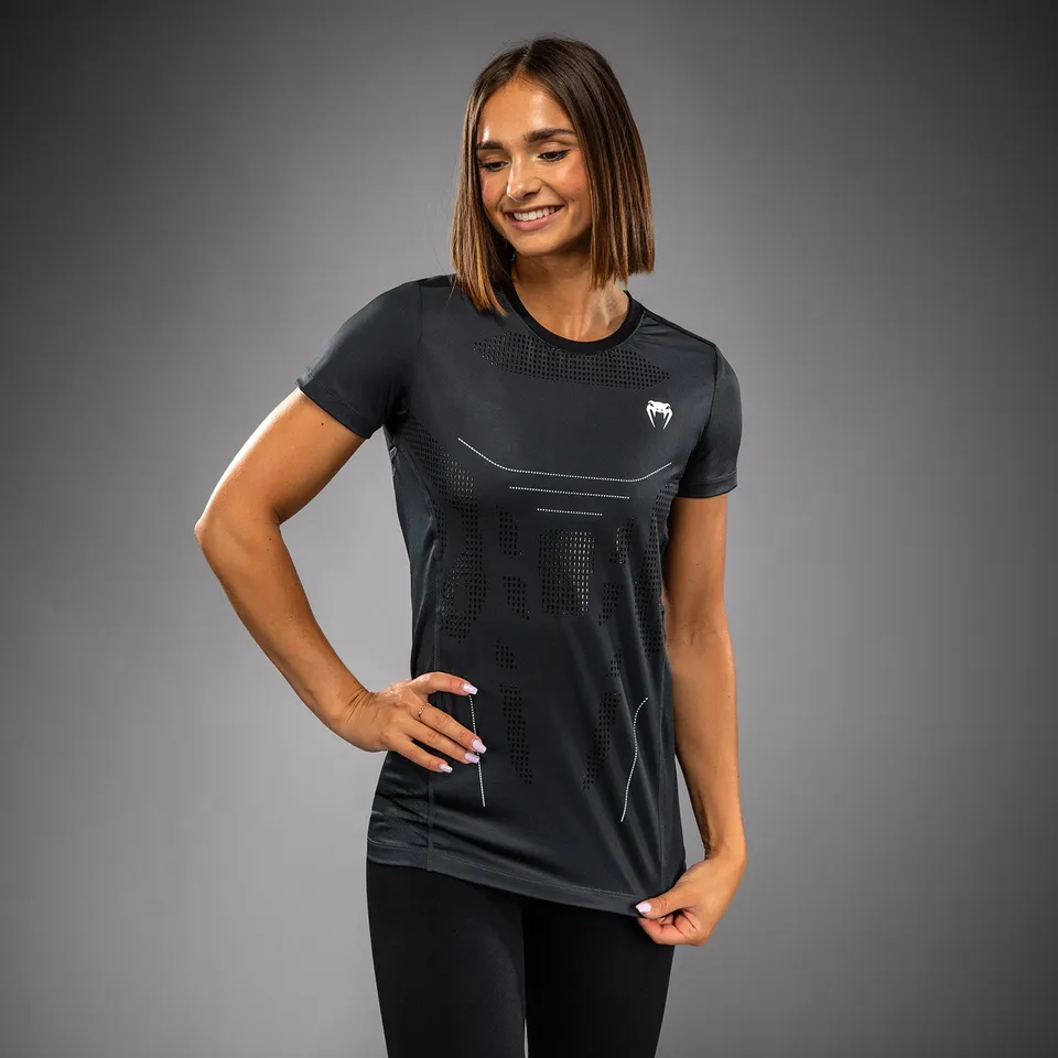 venum-technical-3-0-damen-dry-tech-t-shirt-grigio-tempesta-grau image 1