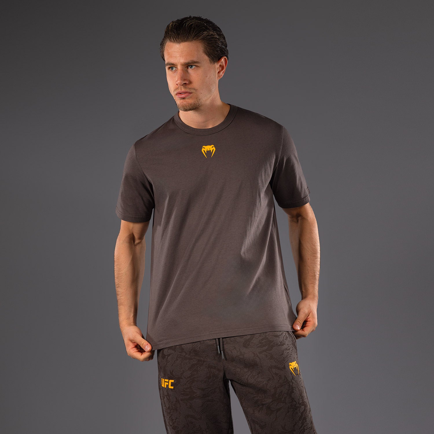 venum-ufc-fusion-fight-week-t-shirt-herren-erdiges-braun image 3