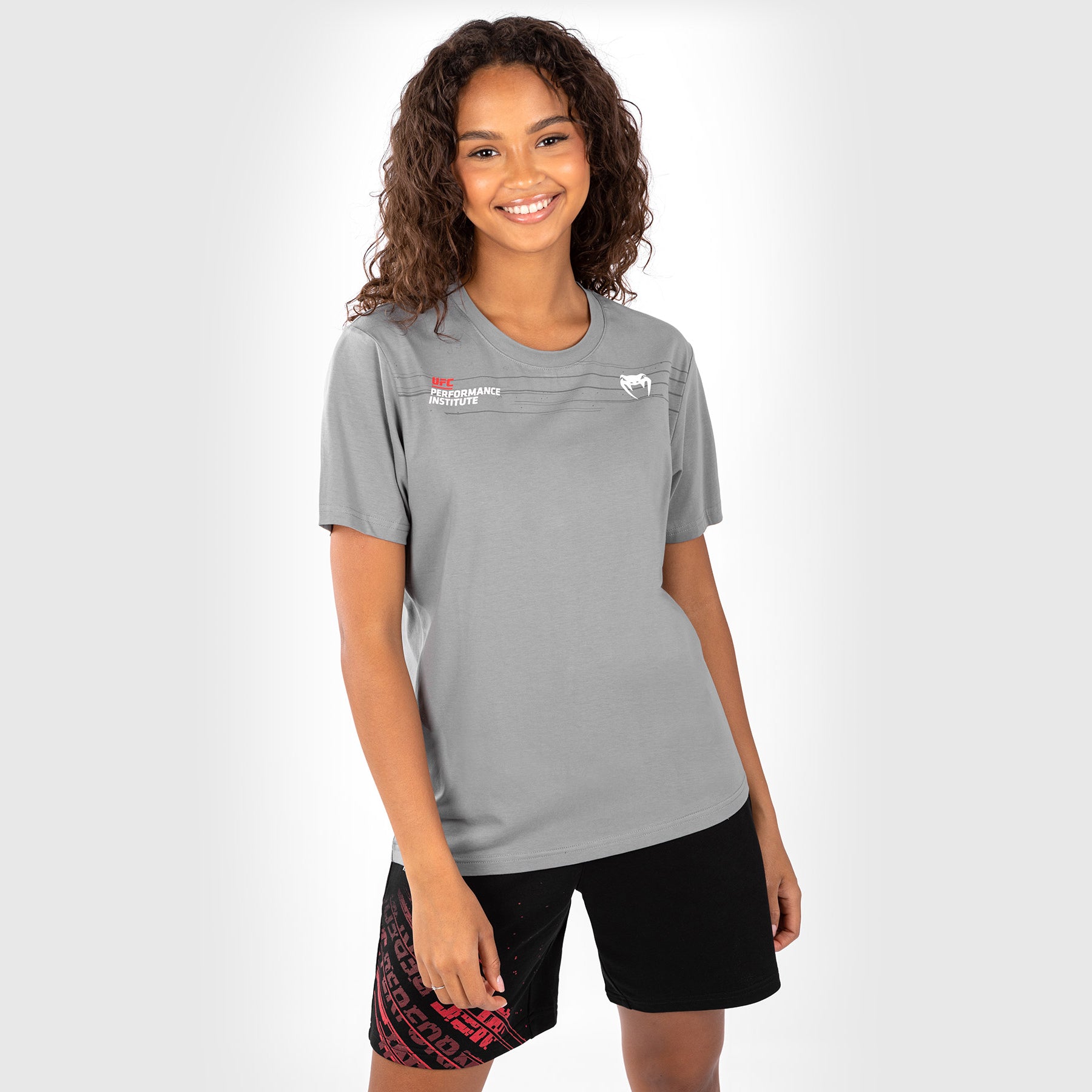 ufc-venum-performance-institute-2-0-damen-t-shirt-grau image 1