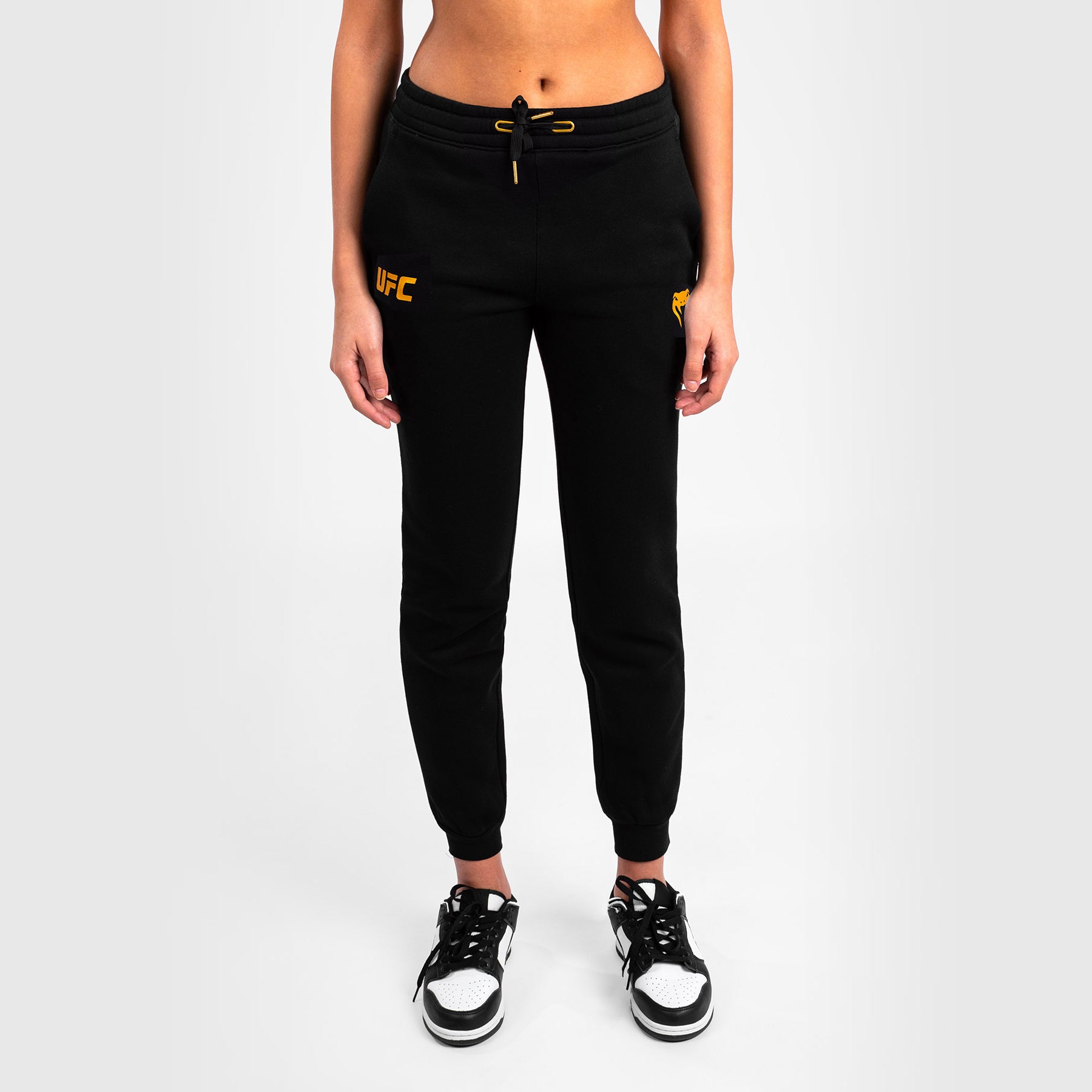 venum-ufc-adrenaline-by-venum-replica-champion-damen-jogginghose-schwarz-gold image 8