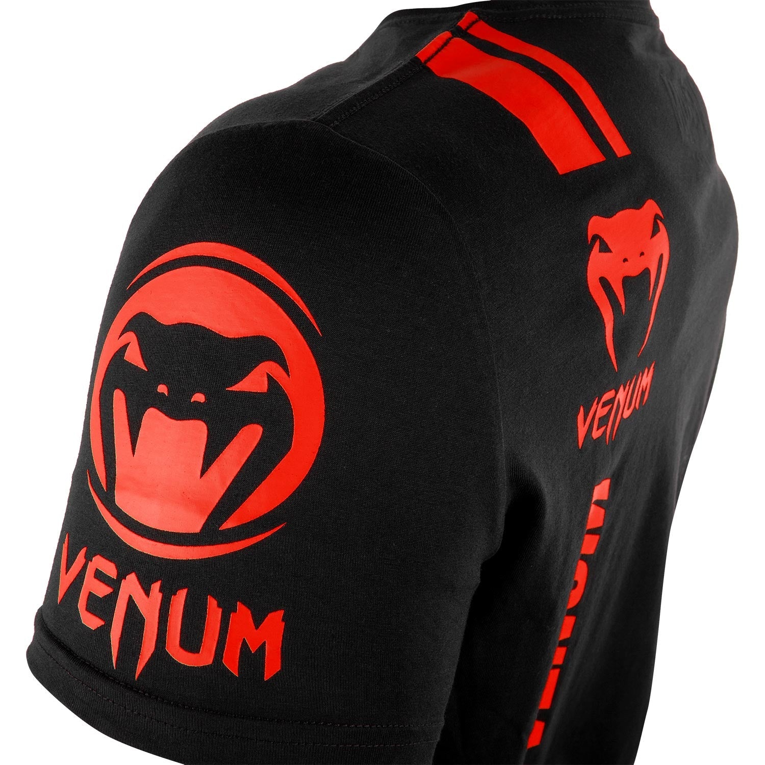 venum-logos-t-shirt-schwarz-rot image 5
