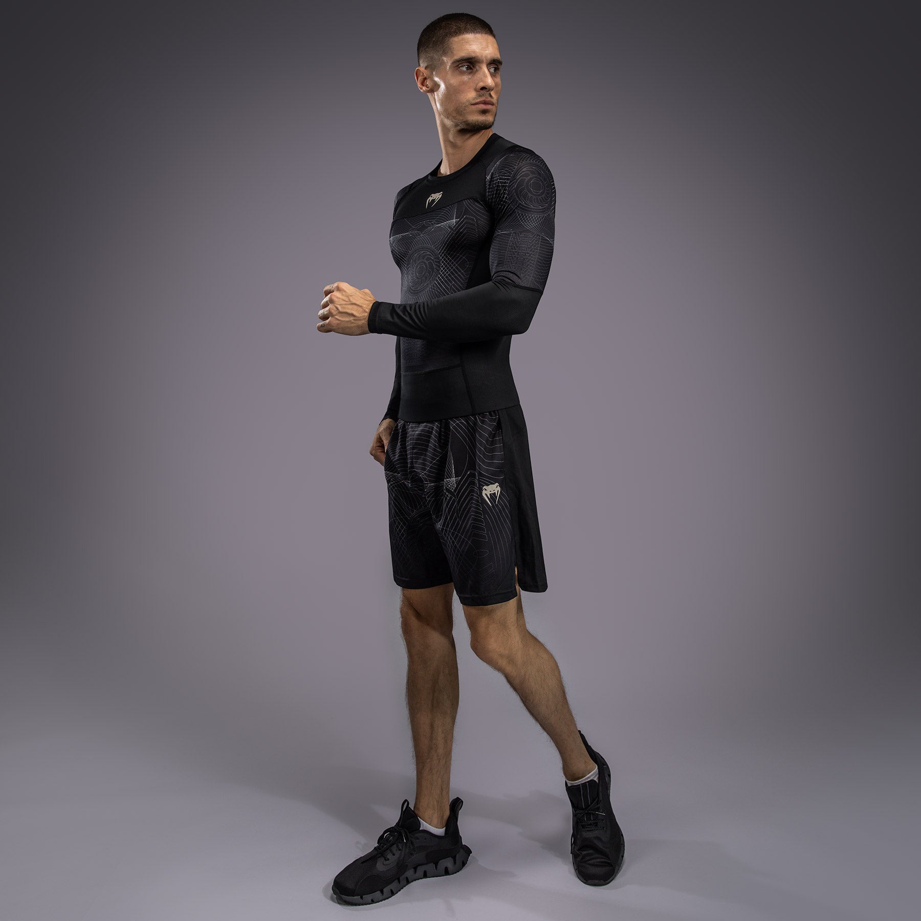 venum-g-fit-air-langarm-rashguard-herren-tiefschwarz-w-stensand image 4