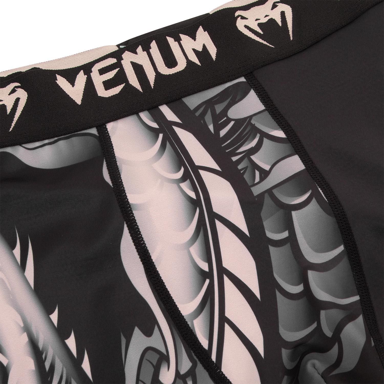 venum-dragon-s-flight-kompressionshose-schwarz-sand image 5