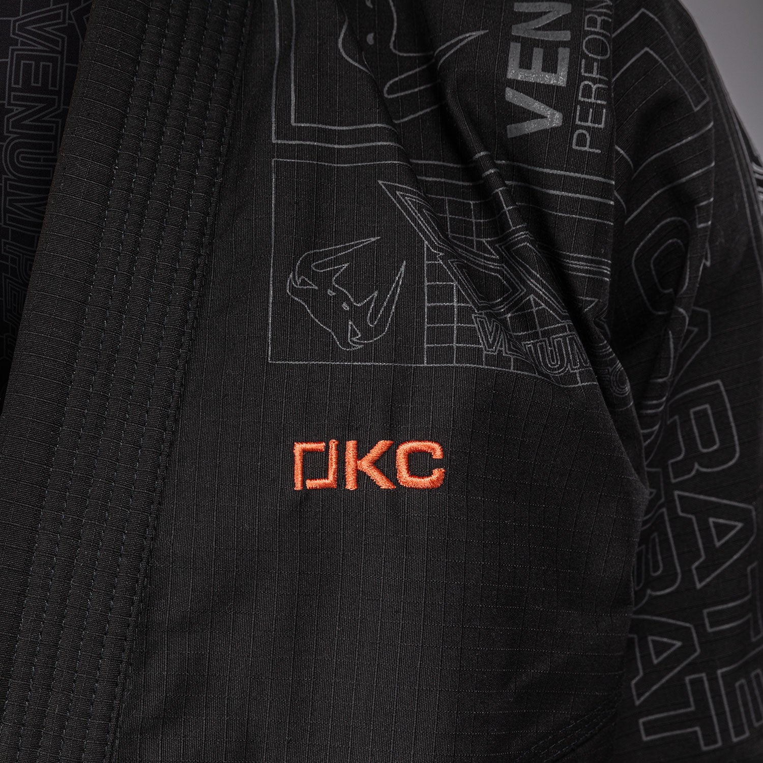 venum-karate-combat-gi-schwarz-grau image 7
