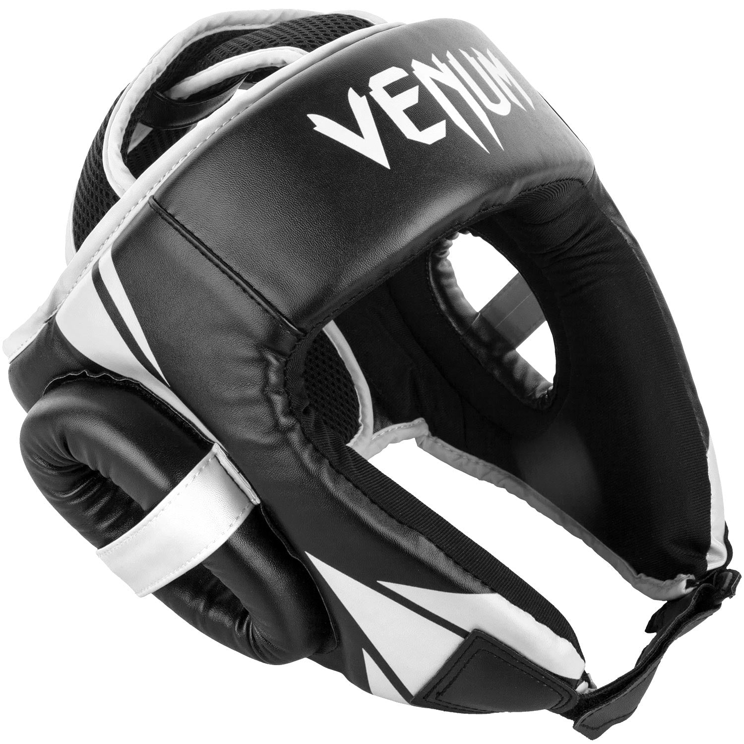 venum-challenger-open-face-kopfschutz-schwarz image 1