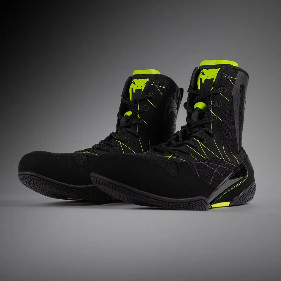 venum-training-camp-4-0-elite-boxing-schuhe-schwarz-neon-gr-n image 1