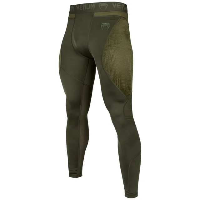 venum-g-fit-spats-kompressionshose-herren-khaki-gr-n image 1