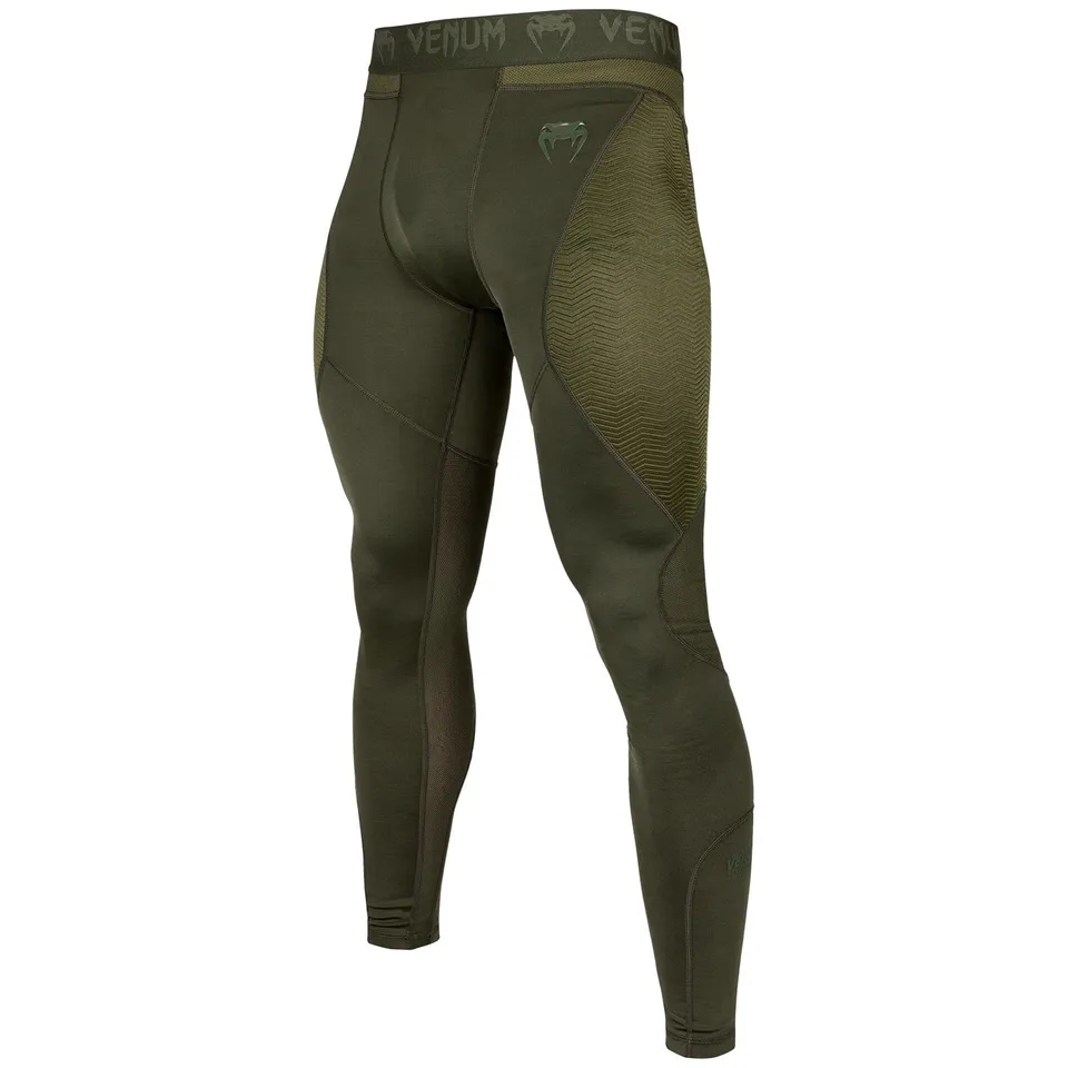 venum-g-fit-spats-kompressionshose-herren-khaki-gr-n image 1