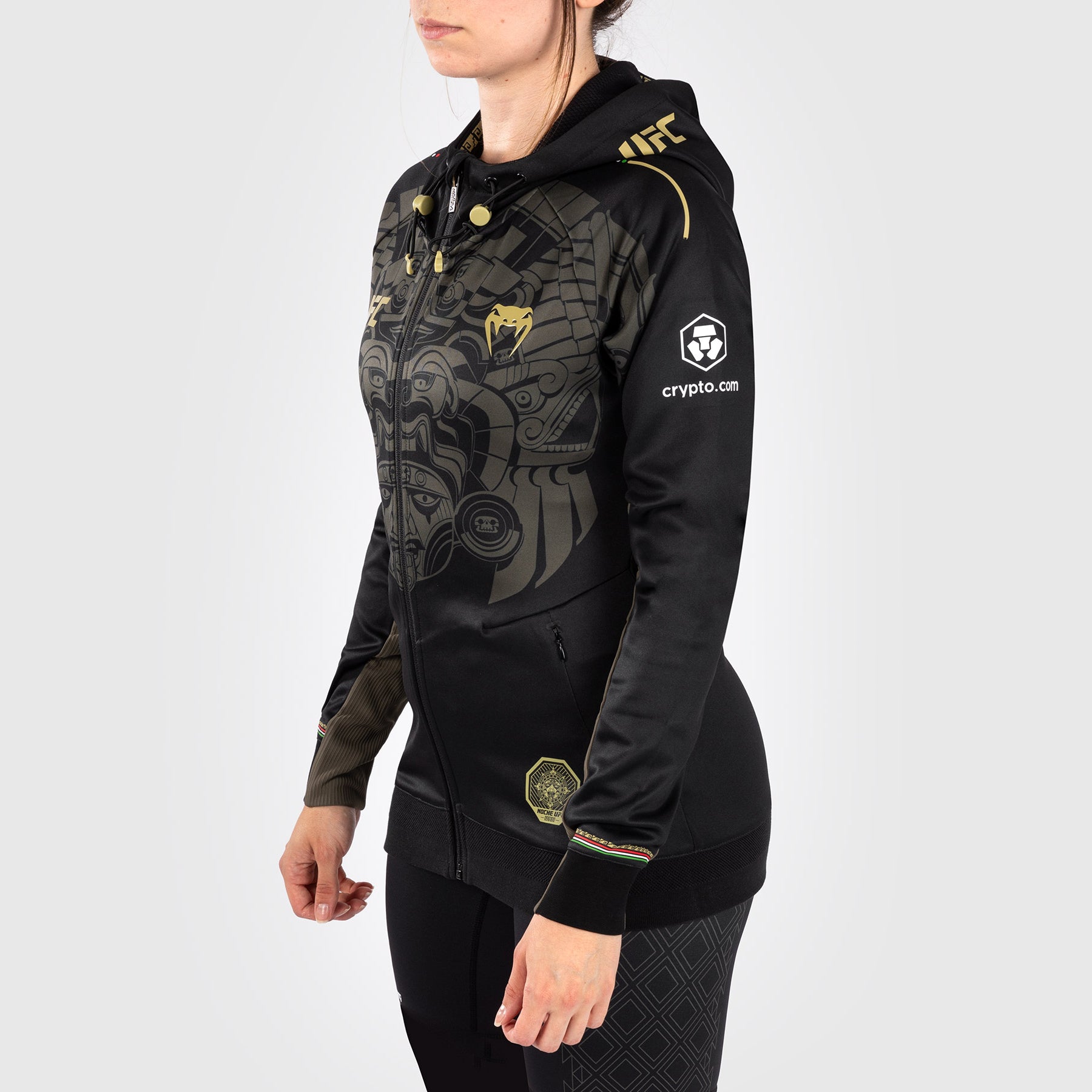 noche-ufc-by-venum-authentic-fight-night-walkout-hoodie-damen-schwarz image 2