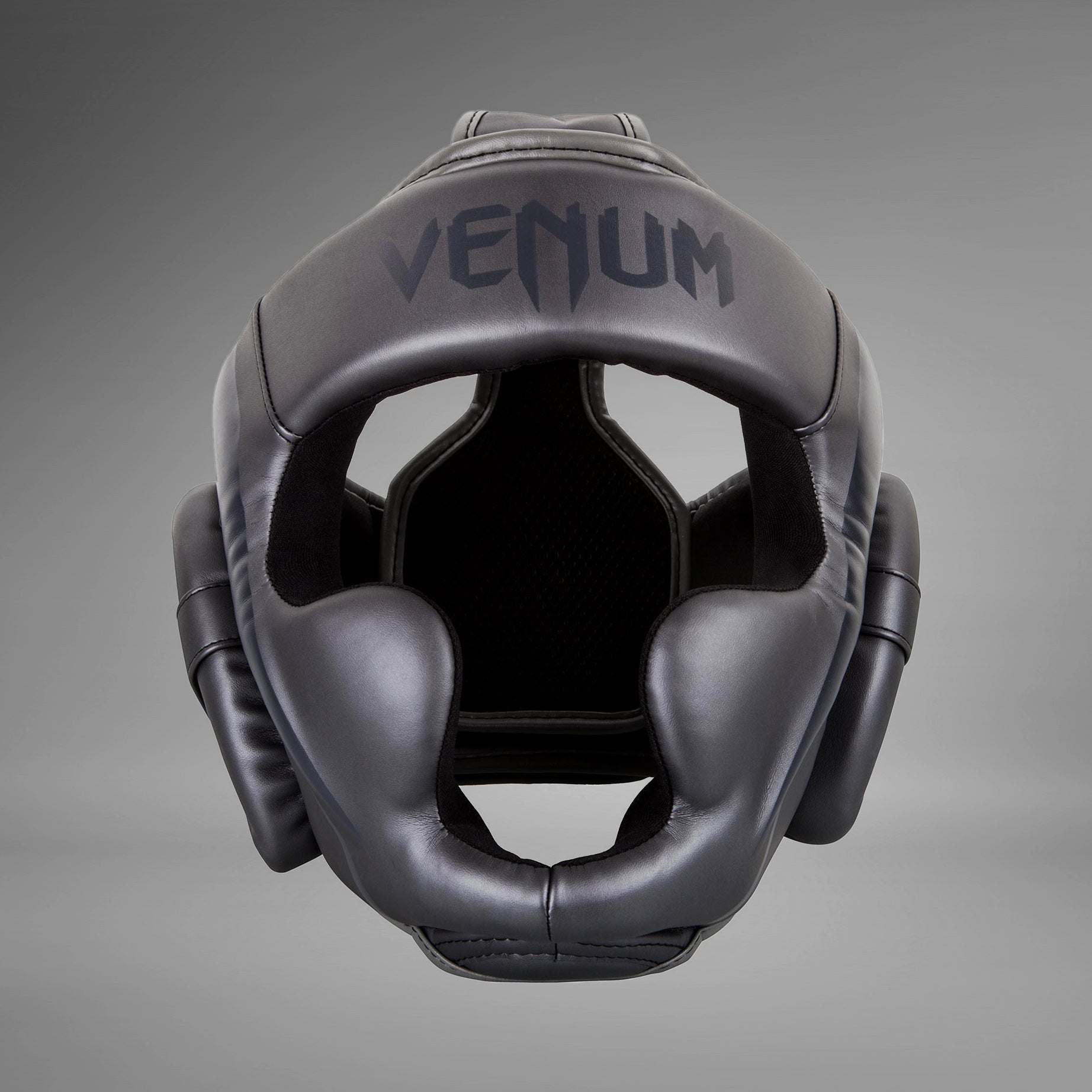 venum-elite-kopfschutz-boxen-grau-grau image 2