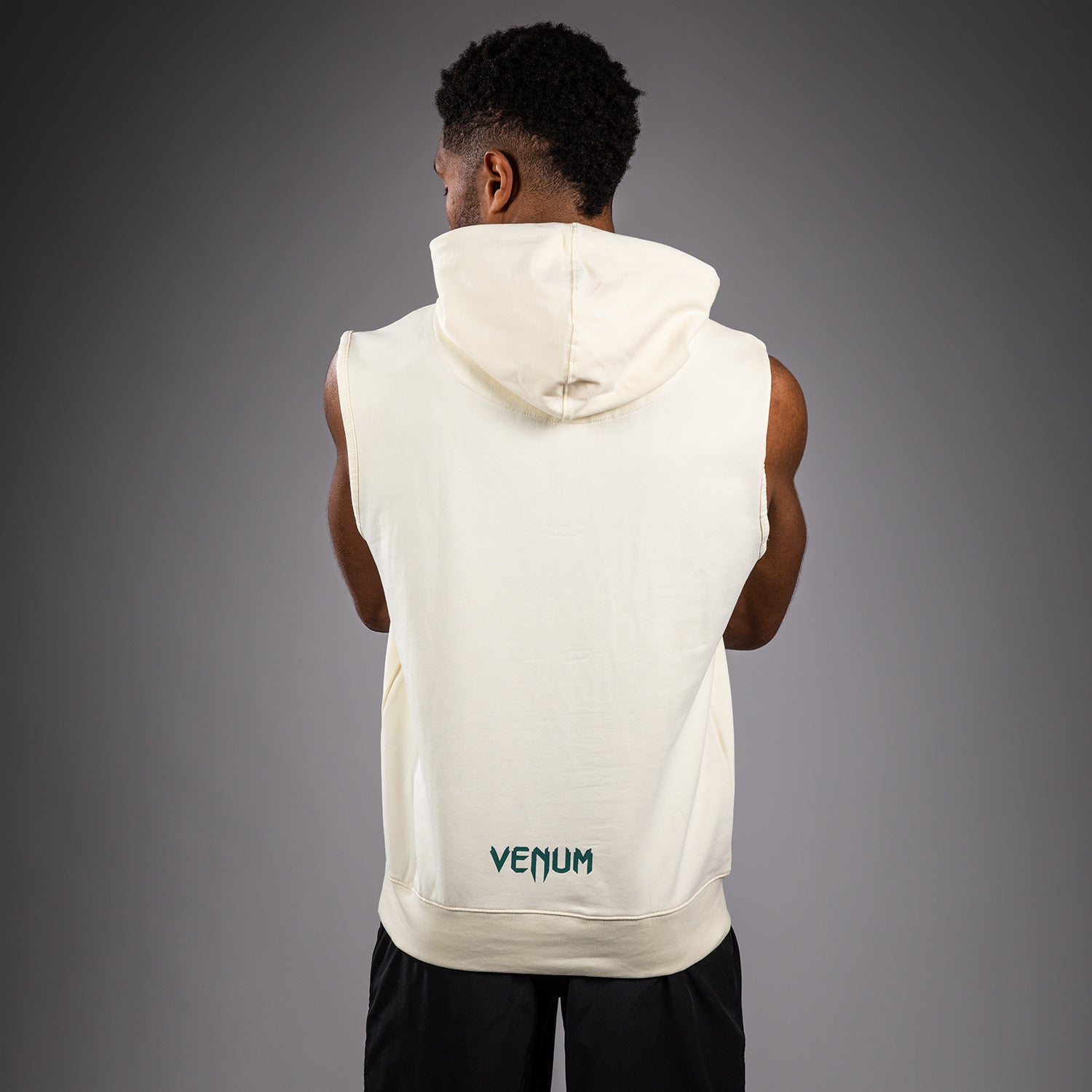 venum-sparring-rmelloser-hoodie-herren-vanille image 3