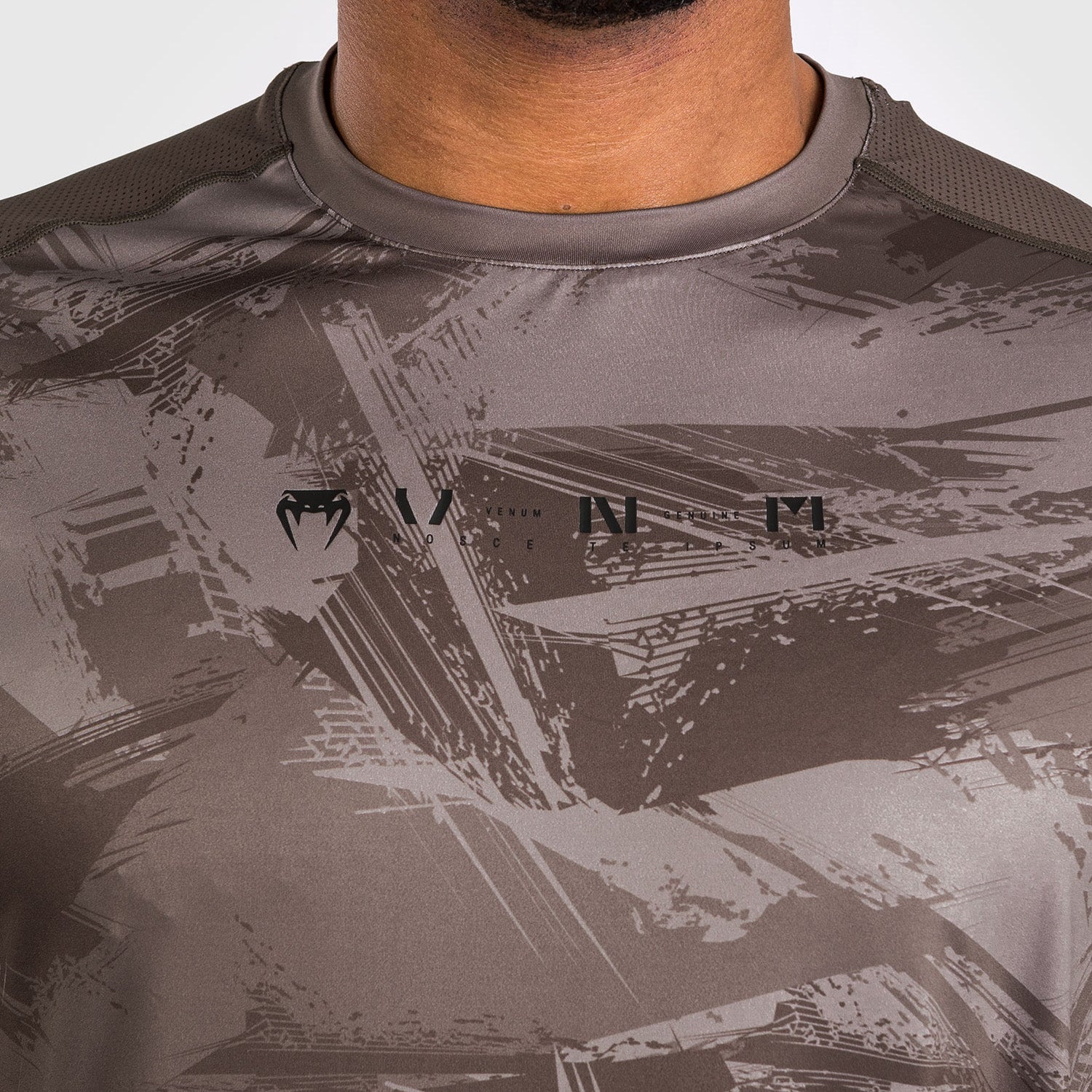 venum-electron-3-0-dry-tech-t-shirt-herren-sand image 6