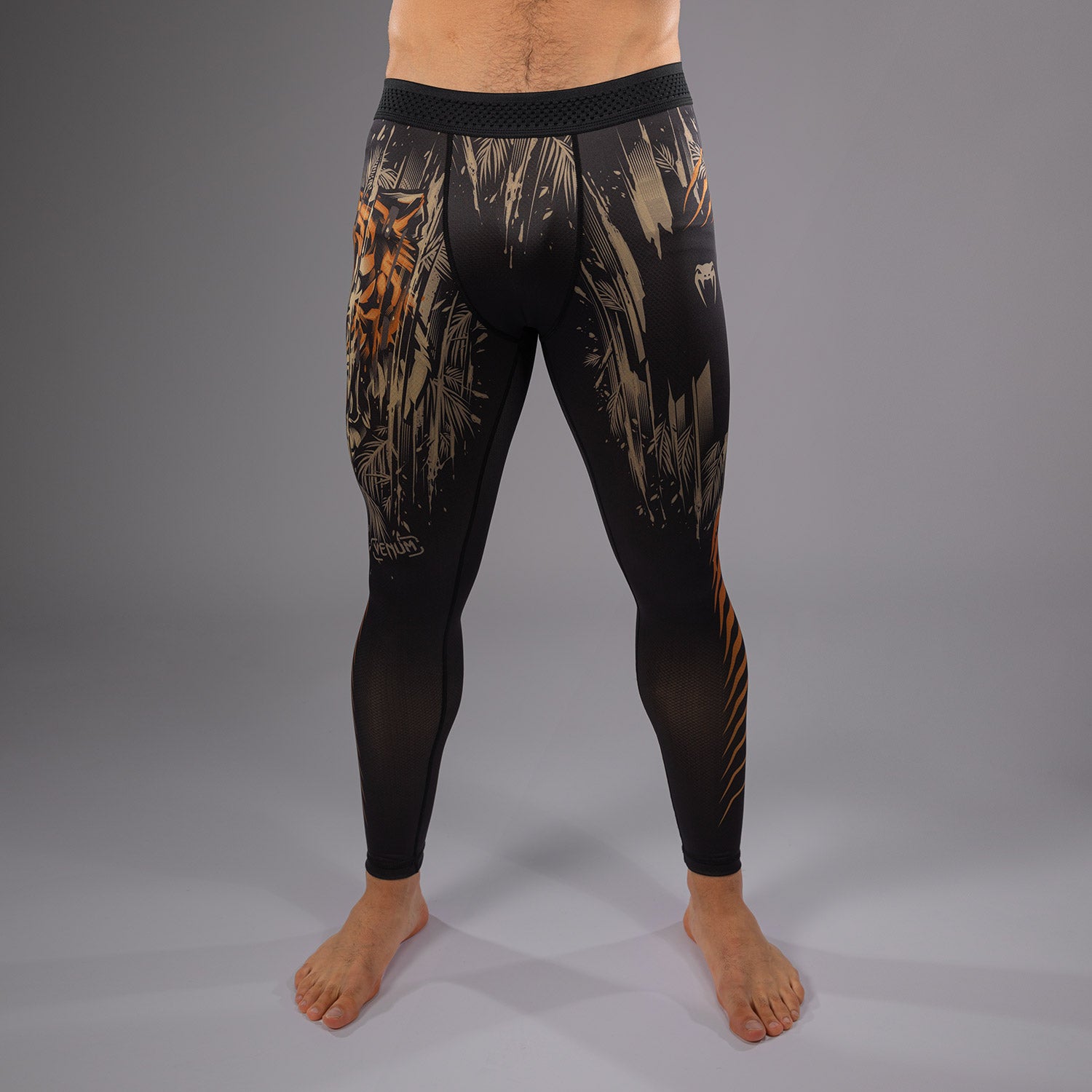 venum-tiger-herren-spats-schwarz-neonorange image 4