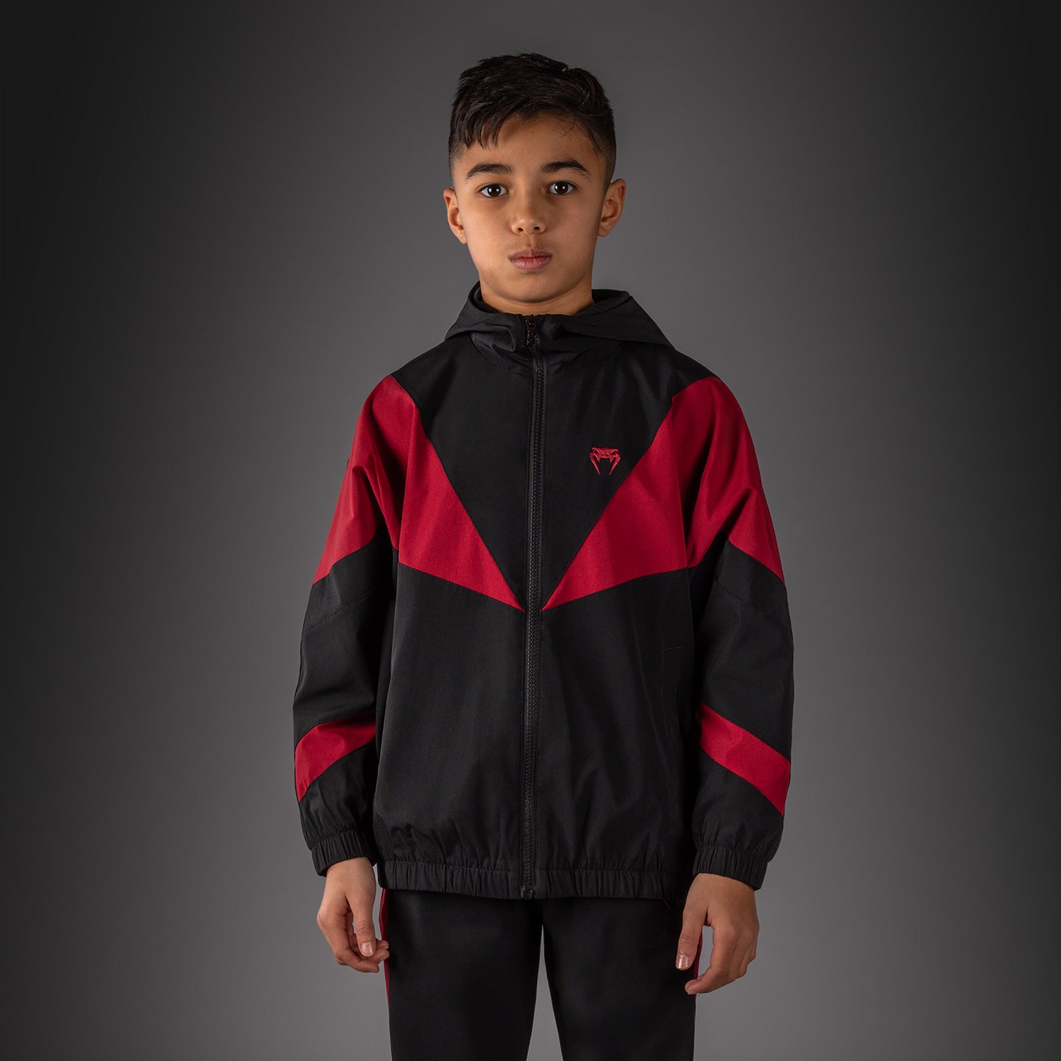 venum-vectra-trainingsjacke-f-r-kinder-schwarz-rot image 1