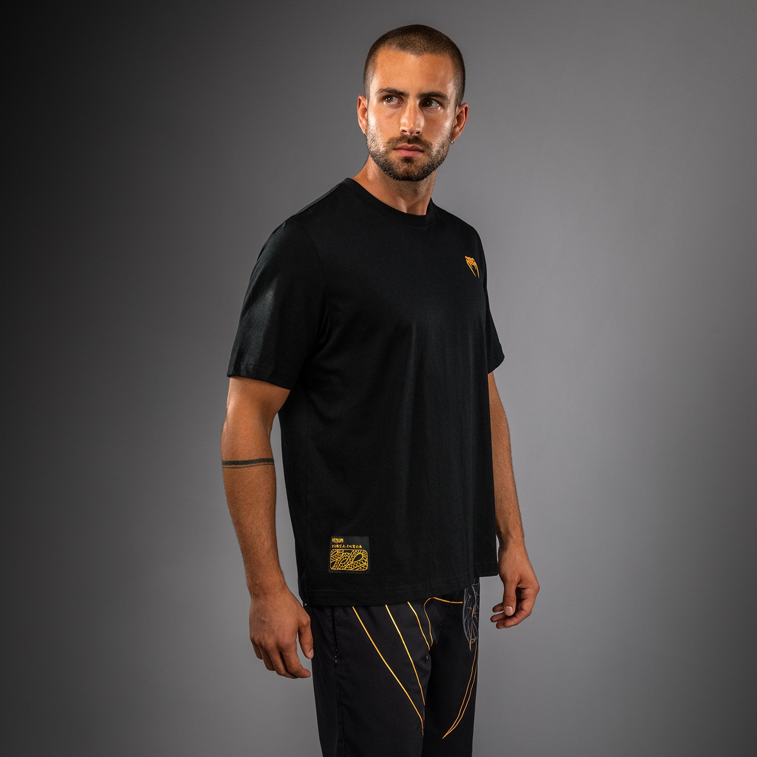 venum-serpenti-t-shirt-schwarz-silber-gold image 3
