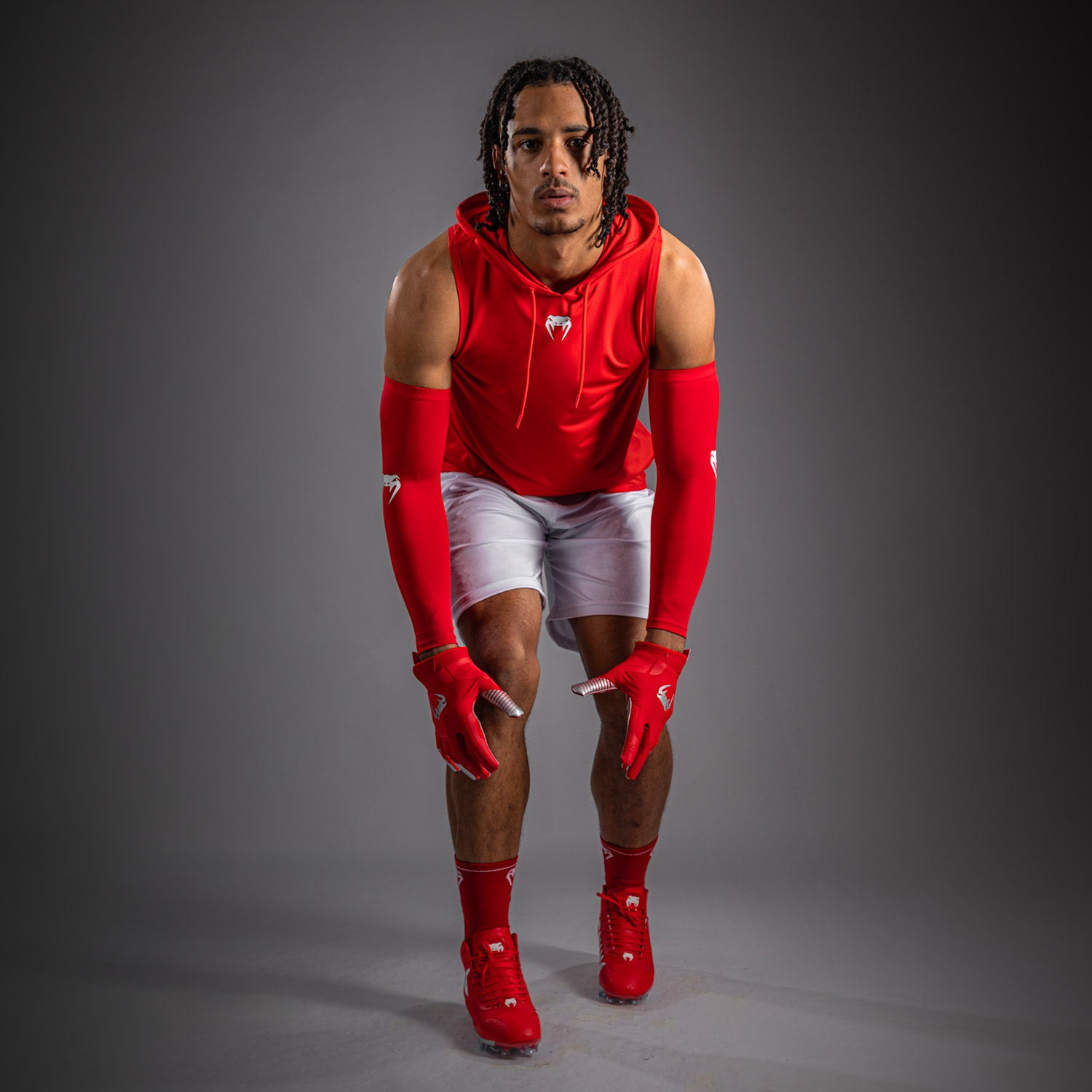 venum-elite-rmelloser-dry-tech-kapuzenpullover-rot image 6