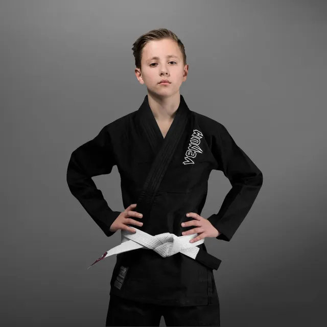 venum-contender-kids-bjj-gi-schwarz-inkl-wei-gurt image 1