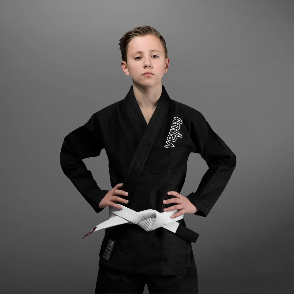 venum-contender-kids-bjj-gi-schwarz-inkl-wei-gurt image 1