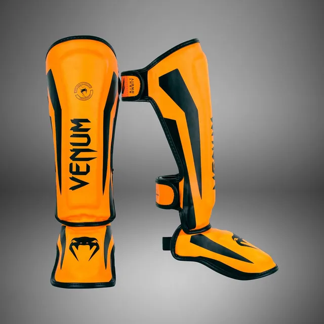 venum-elite-kinder-schienbeinschoner-orange-exklusiv image 1