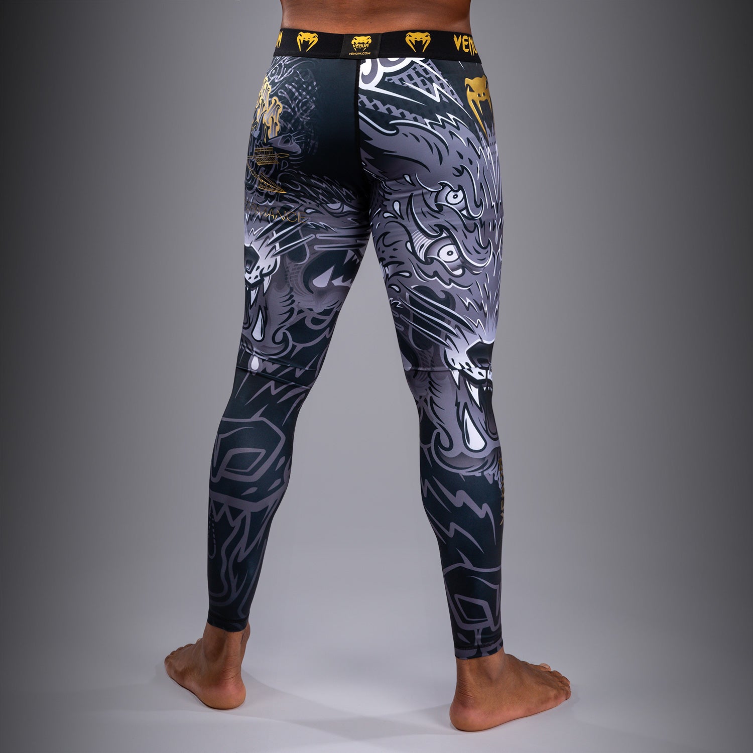 venum-wolf-atak-spats-schwarz-grau image 4