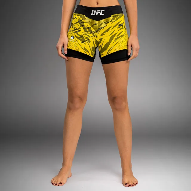 ufc-fusion-by-venum-authentic-fight-night-fight-short-damen-gelb image 1
