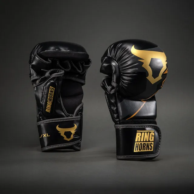 ringhorns-charger-by-venum-mma-sparringhandschuhe-schwarz-gold image 1