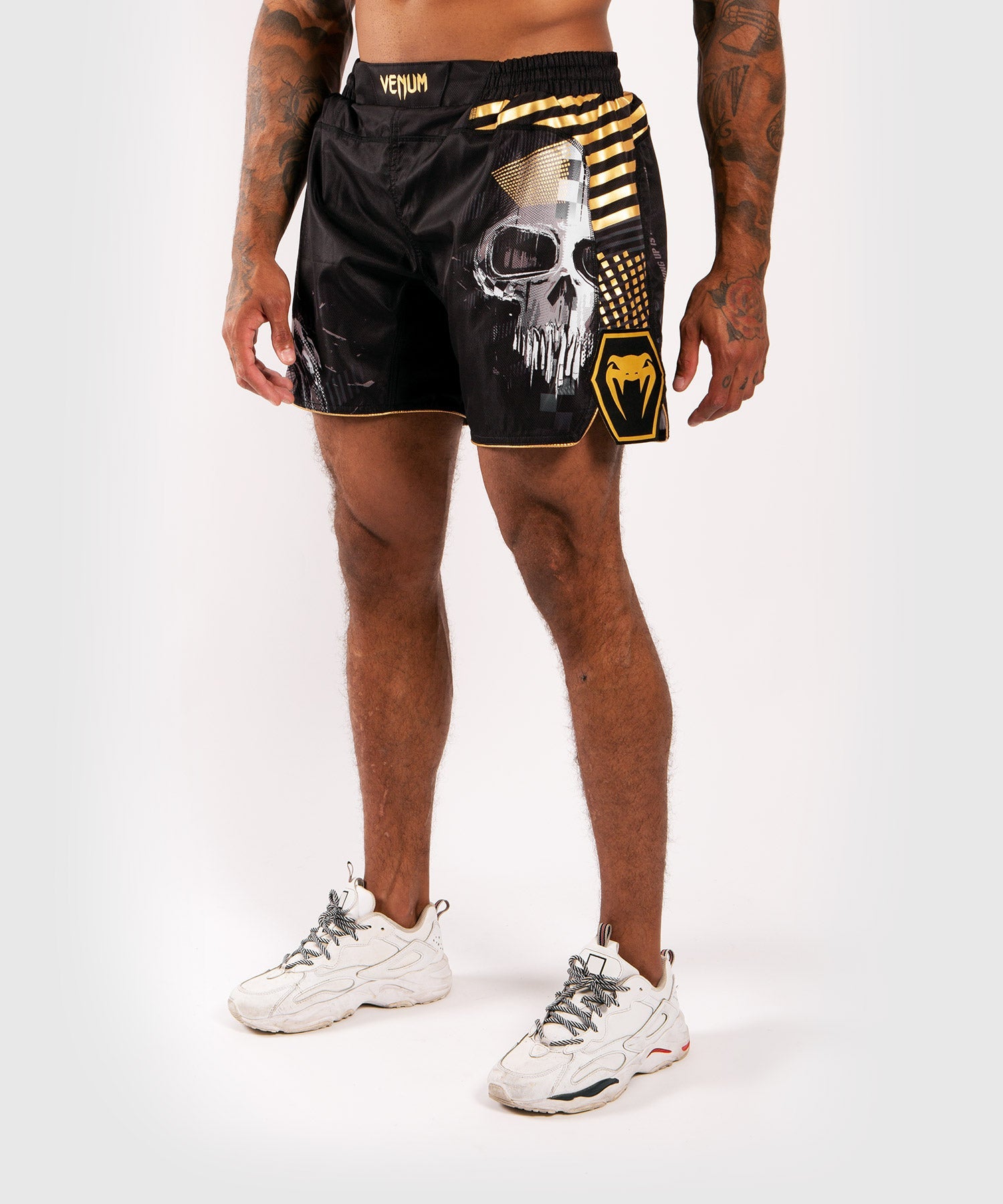 venum-skull-fightshorts-herren-schwarz image 1