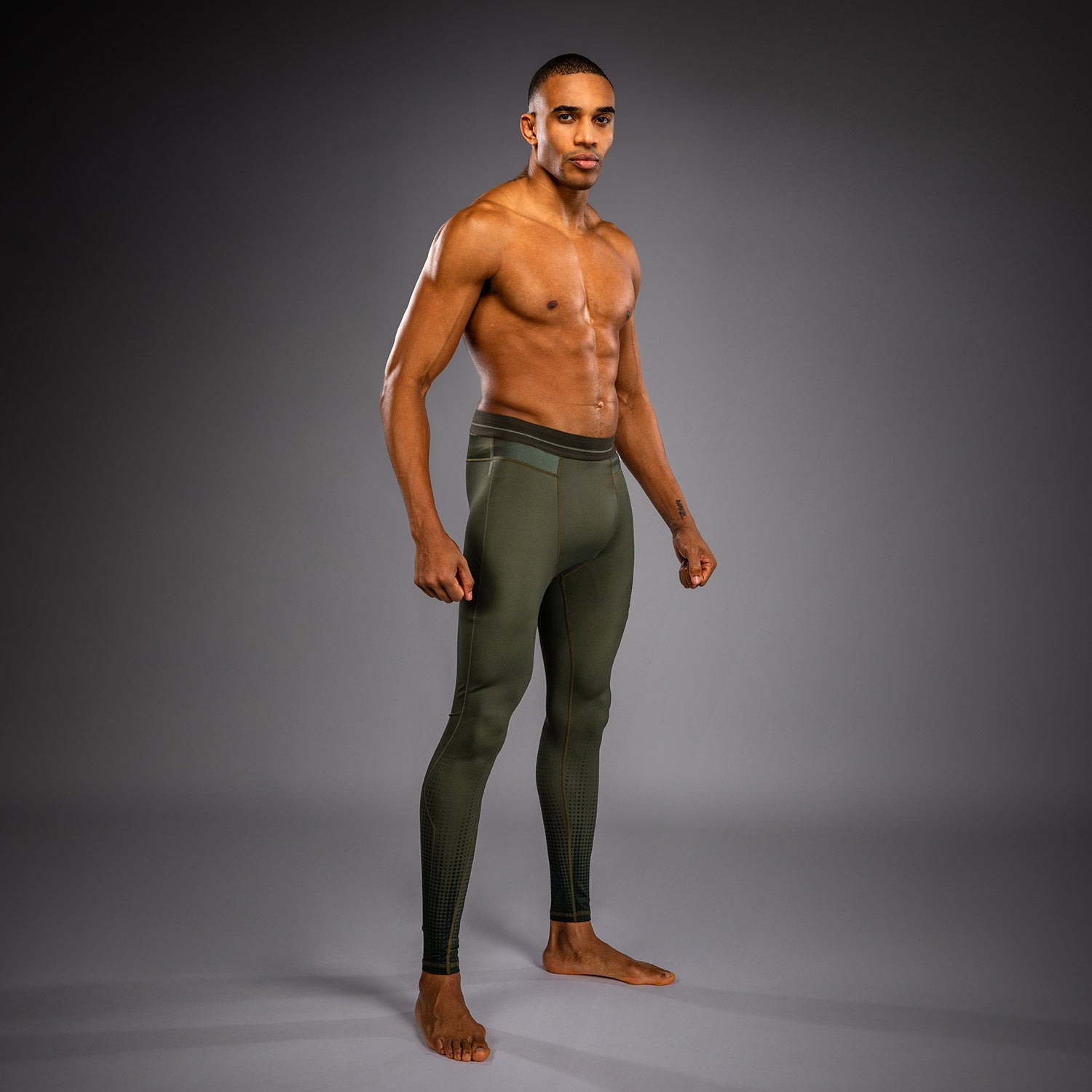 venum-stealth-spats-kompressionshose-herren-khaki-dunkelgr-n image 3