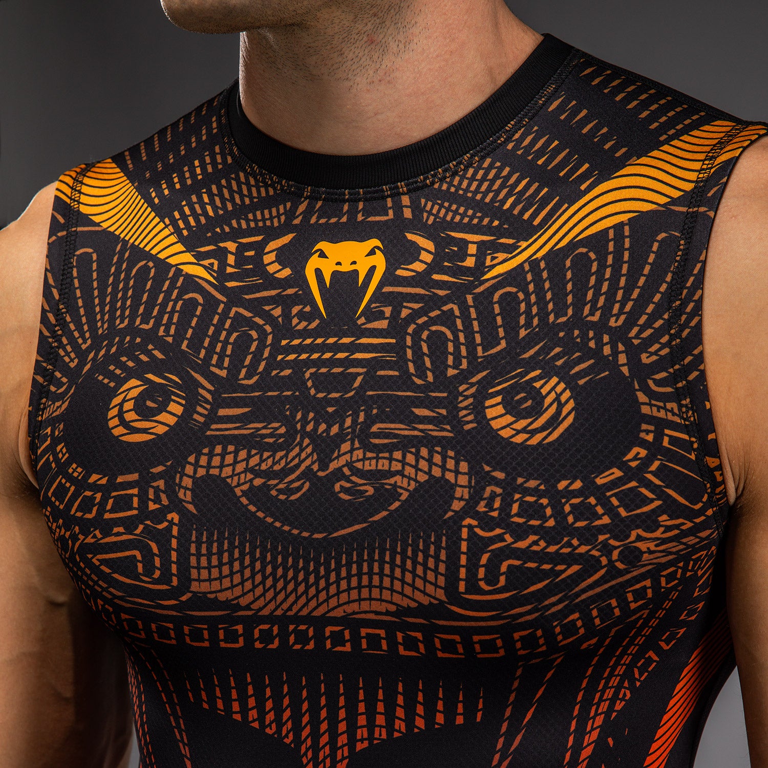 venum-quetzal-fury-rmelloses-rashguard-herren-schwarz-fury-rot image 5