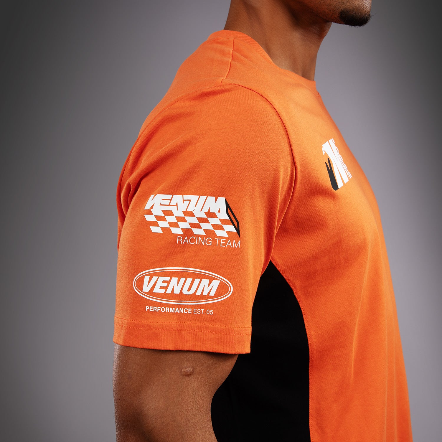 venum-motorsport-t-shirt-tangerine-orange-herren image 6
