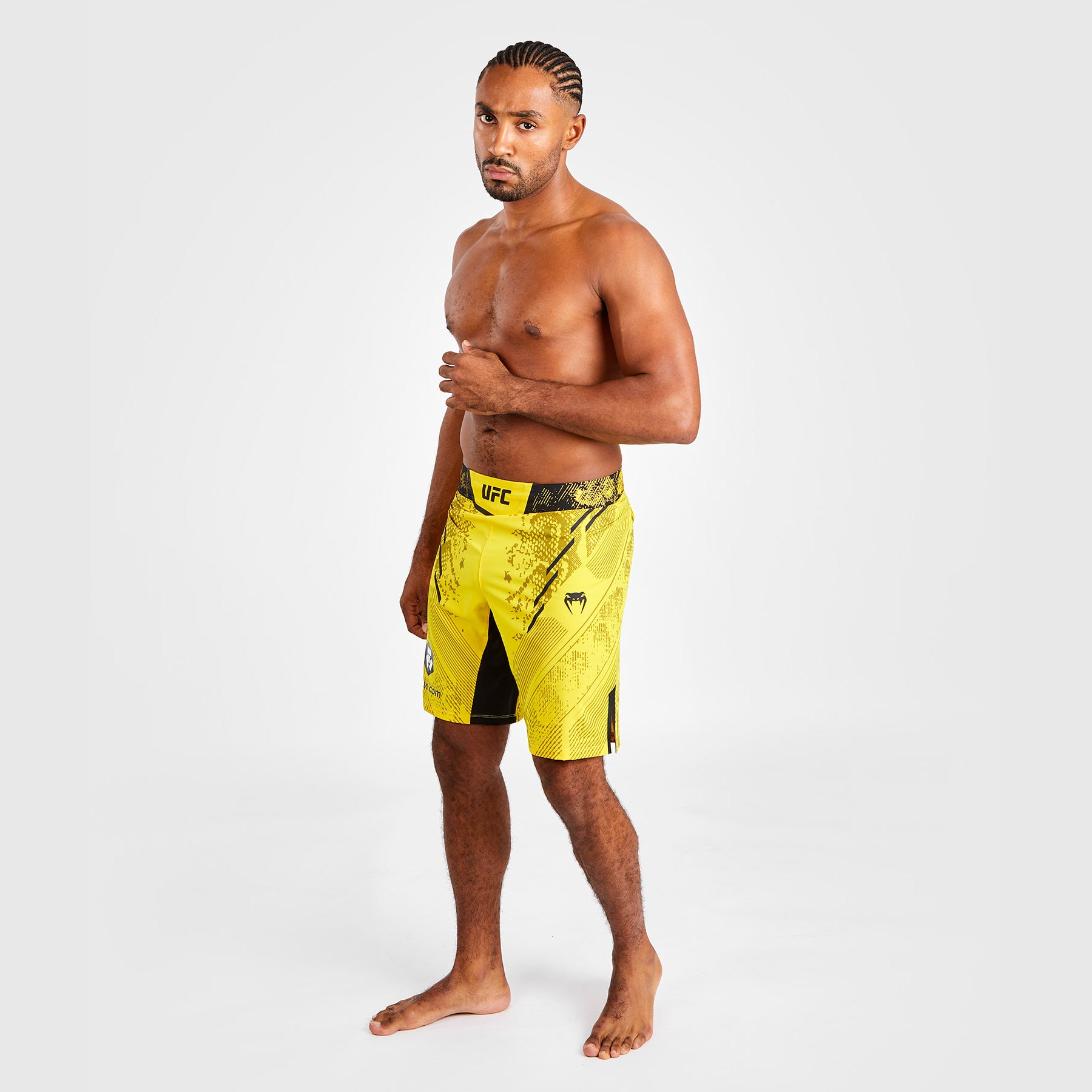 venum-ufc-adrenaline-authentic-fight-night-fight-short-lange-passform-gelb-herre image 3