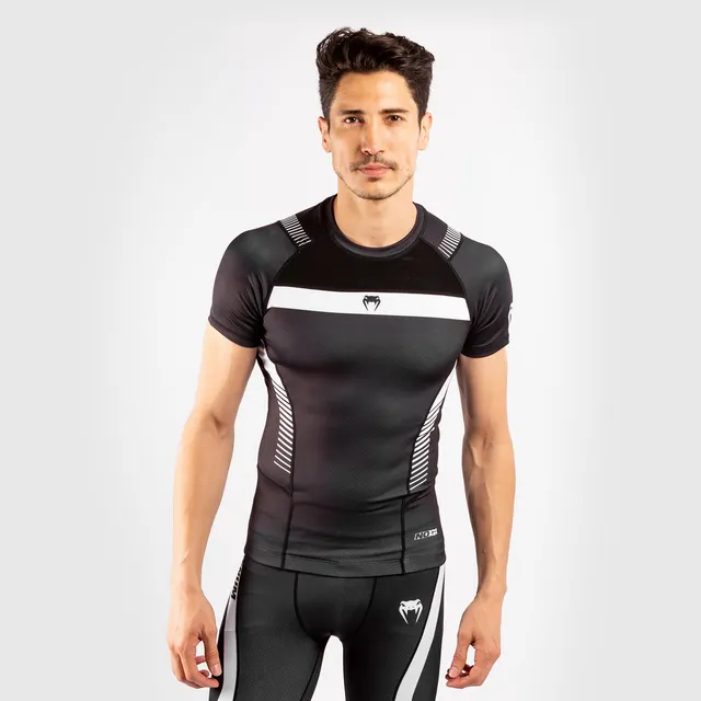 venum-no-gi-3-0-kompressions-t-shirt-kurzarm-schwarz-wei image 1