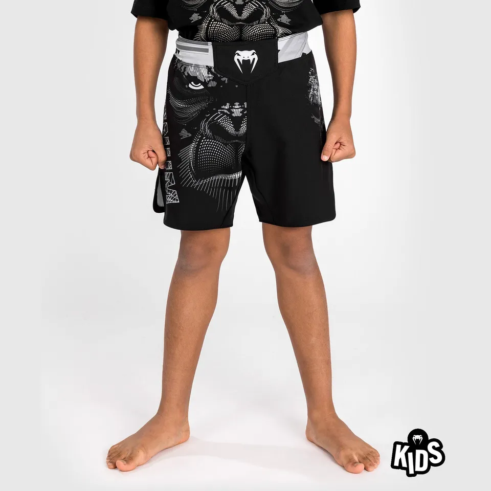 venum-gorilla-jungle-kinder-fightshorts-schwarz-wei image 1