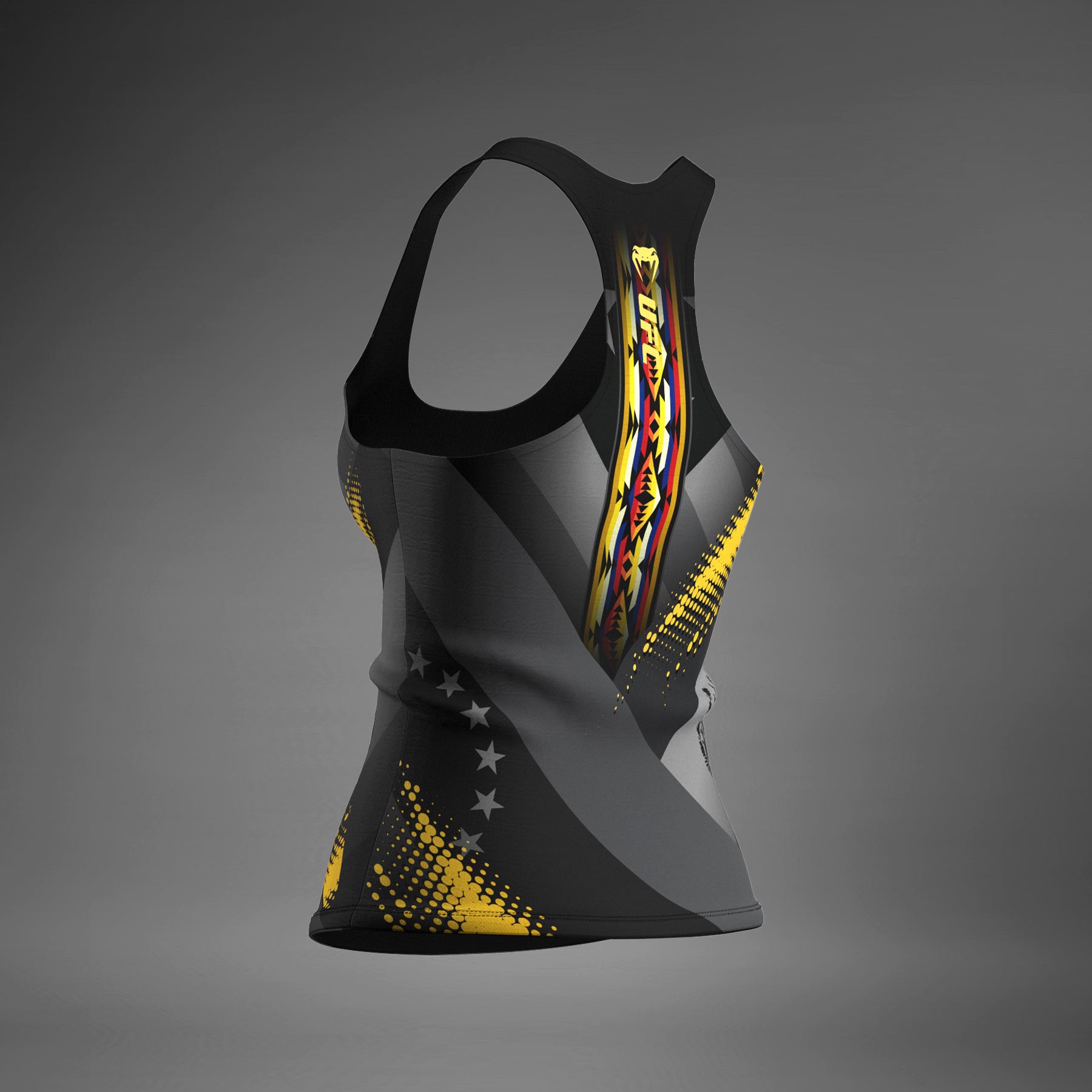 ufc-by-venum-julianna-pe-a-sport-long-bra-damen-schwarz image 2