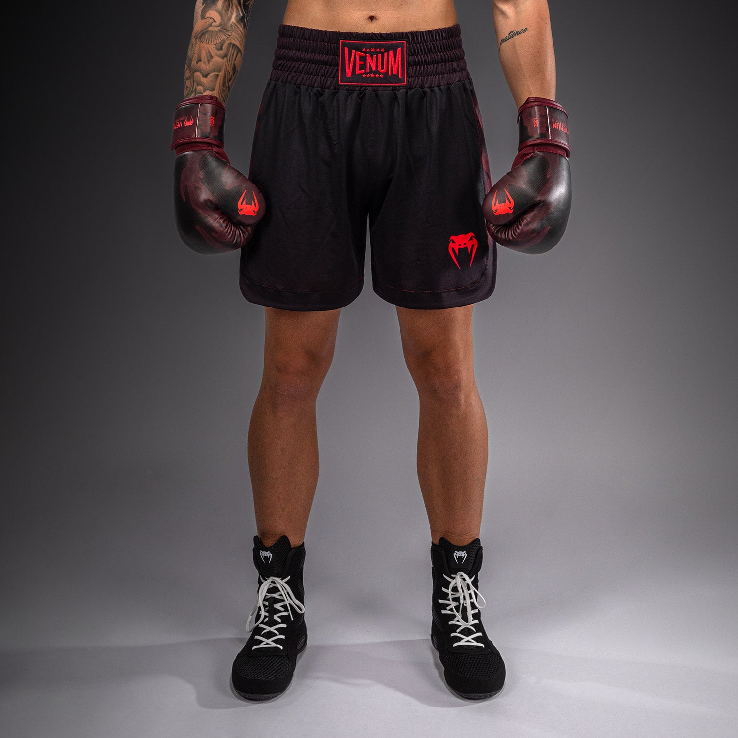 venum-spectre-boxshorts-herren-schwarz-rot image 1
