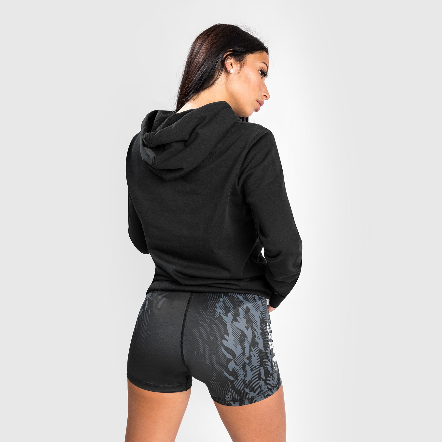 ufc-venum-authentic-fight-week-damen-hoodie-schwarz-kapuzenpullover image 3