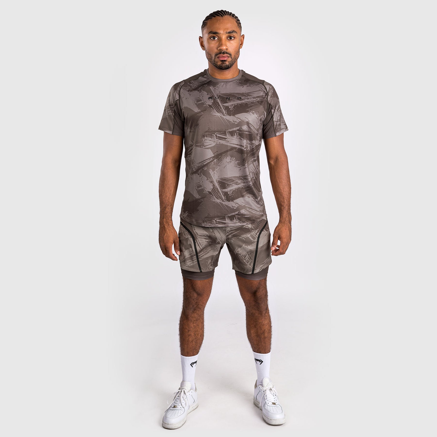 venum-electron-3-0-dry-tech-t-shirt-herren-sand image 1
