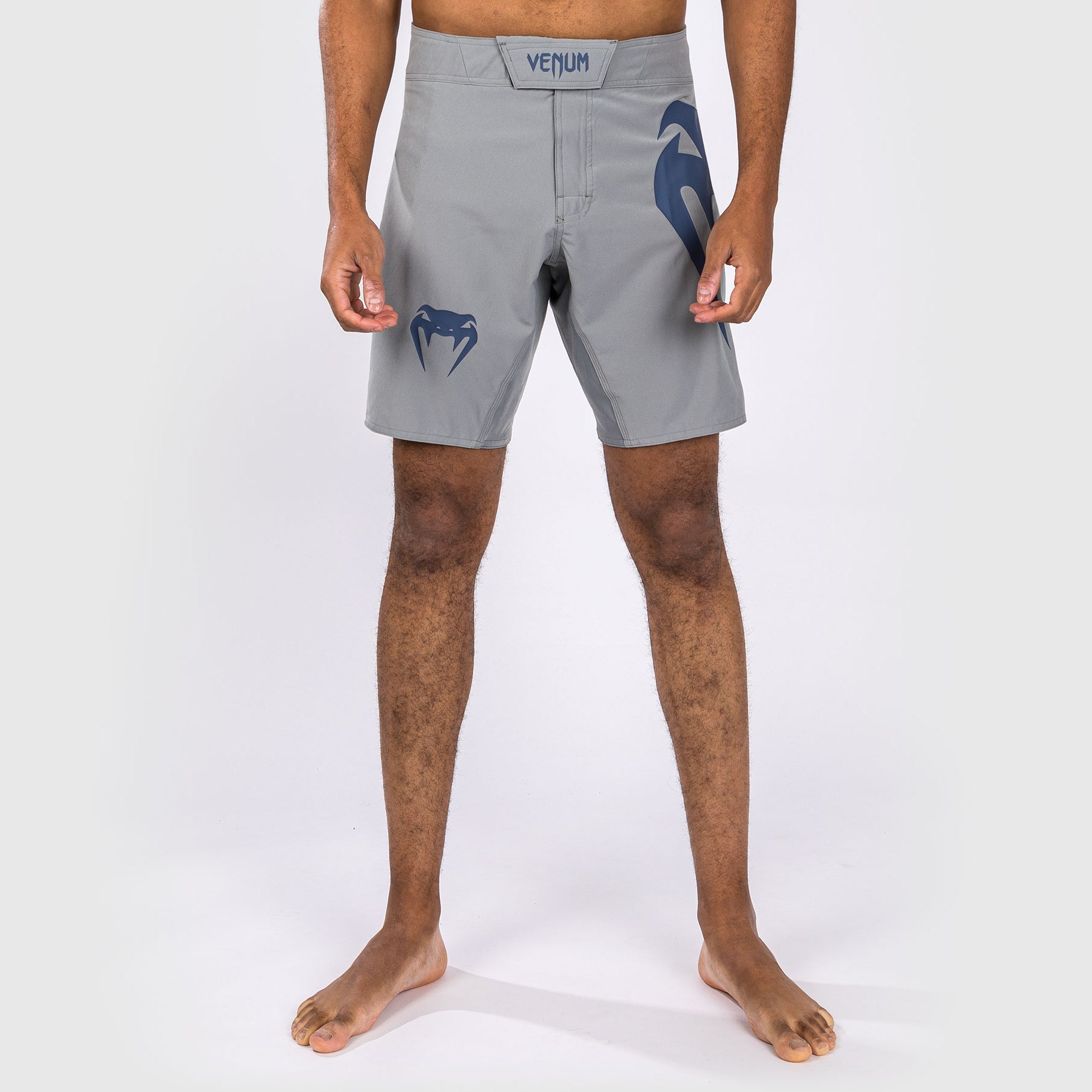 venum-light-5-0-fight-shorts-mma-shorts-grau-blau image 1