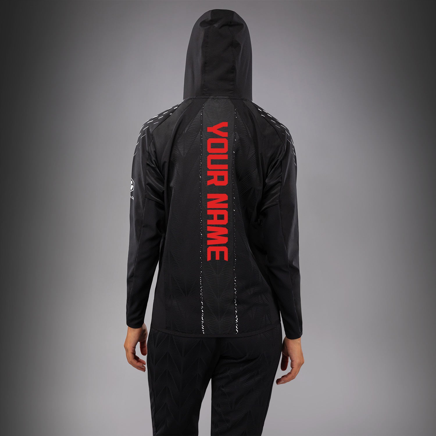 ufc-zenith-by-venum-authentic-fight-night-walkout-hoodie-damen-personalisiert-sc image 1