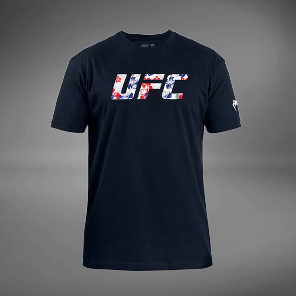 ufc-unrivaled-by-venum-max-holloway-herren-t-shirt-navy image 1