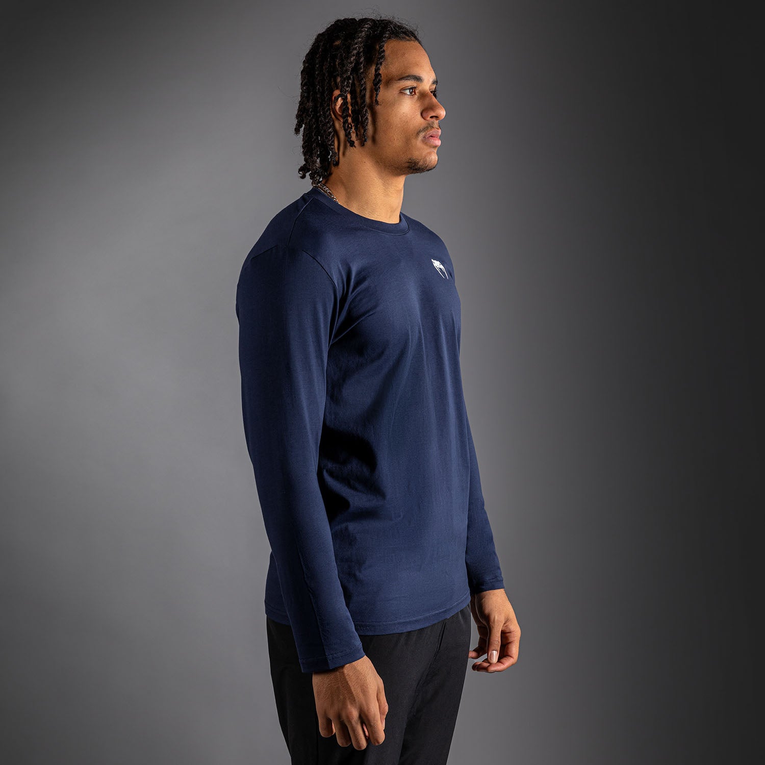 venum-lineup-langarm-t-shirt-herren-marineblau-wei image 5