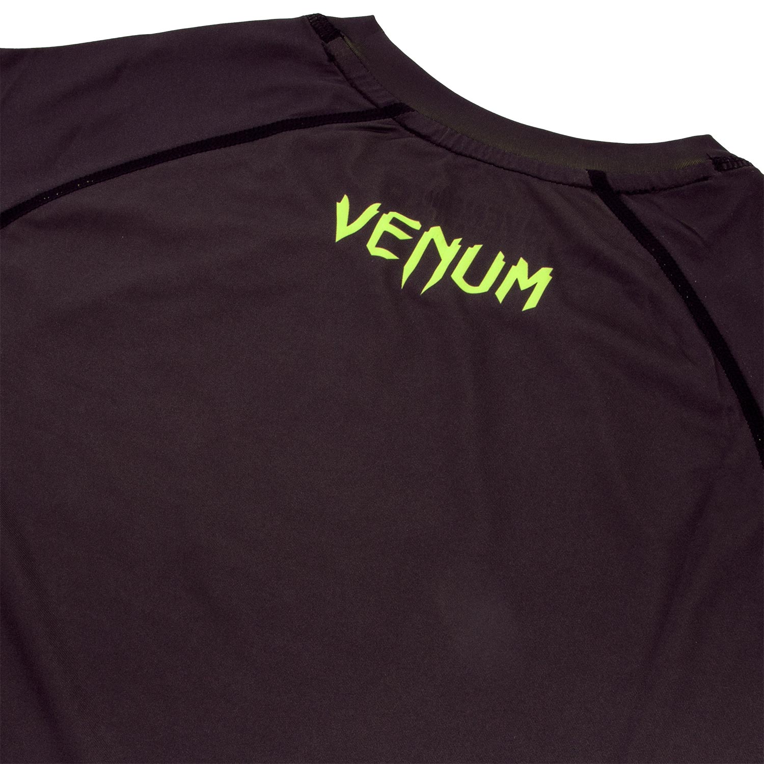venum-contender-3-0-kompression-t-shirt-kurzarm-schwarz-neongelb image 6
