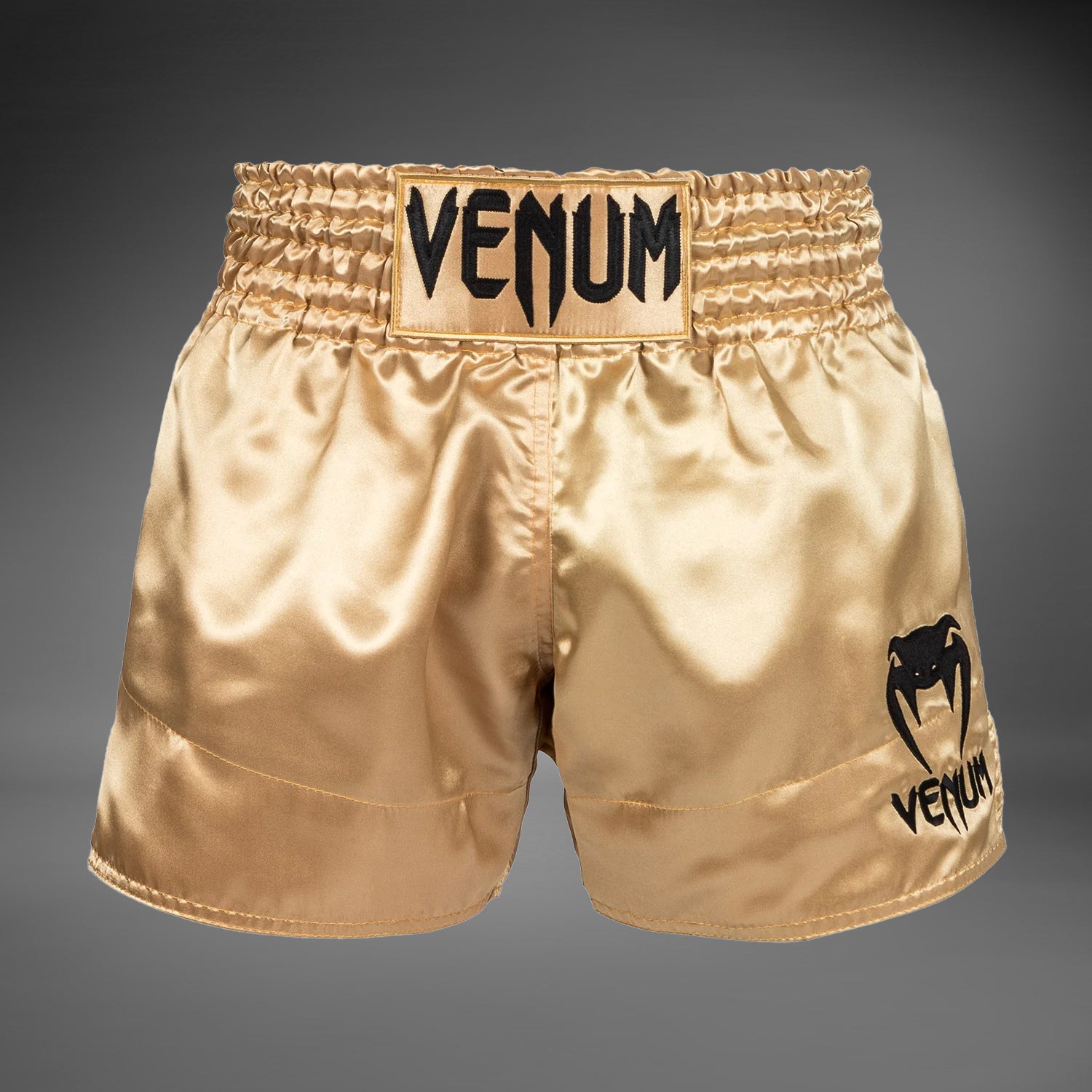 venum-klassische-thai-boxshorts-gold-schwarz image 1
