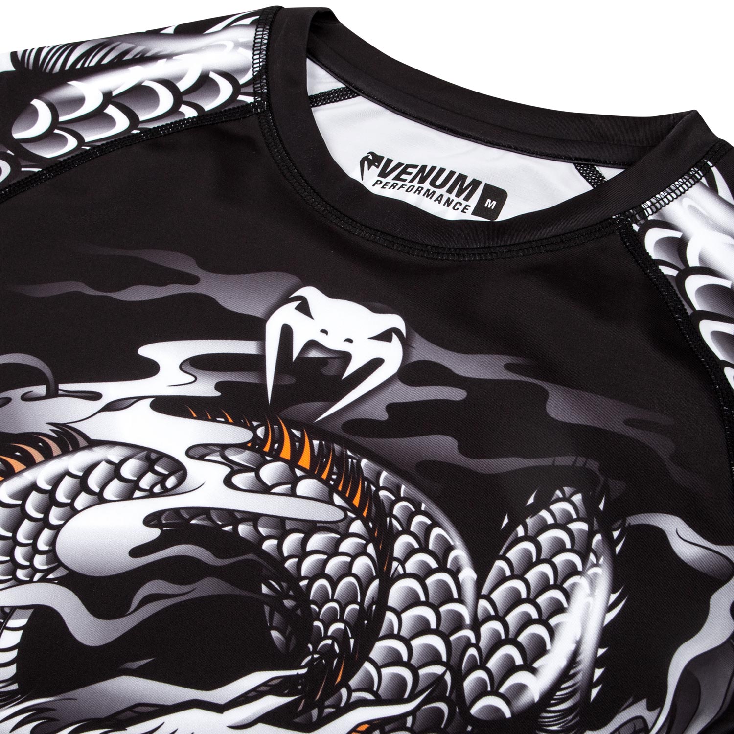 venum-dragon-s-flight-rashguard-langarm-schwarz-wei image 5