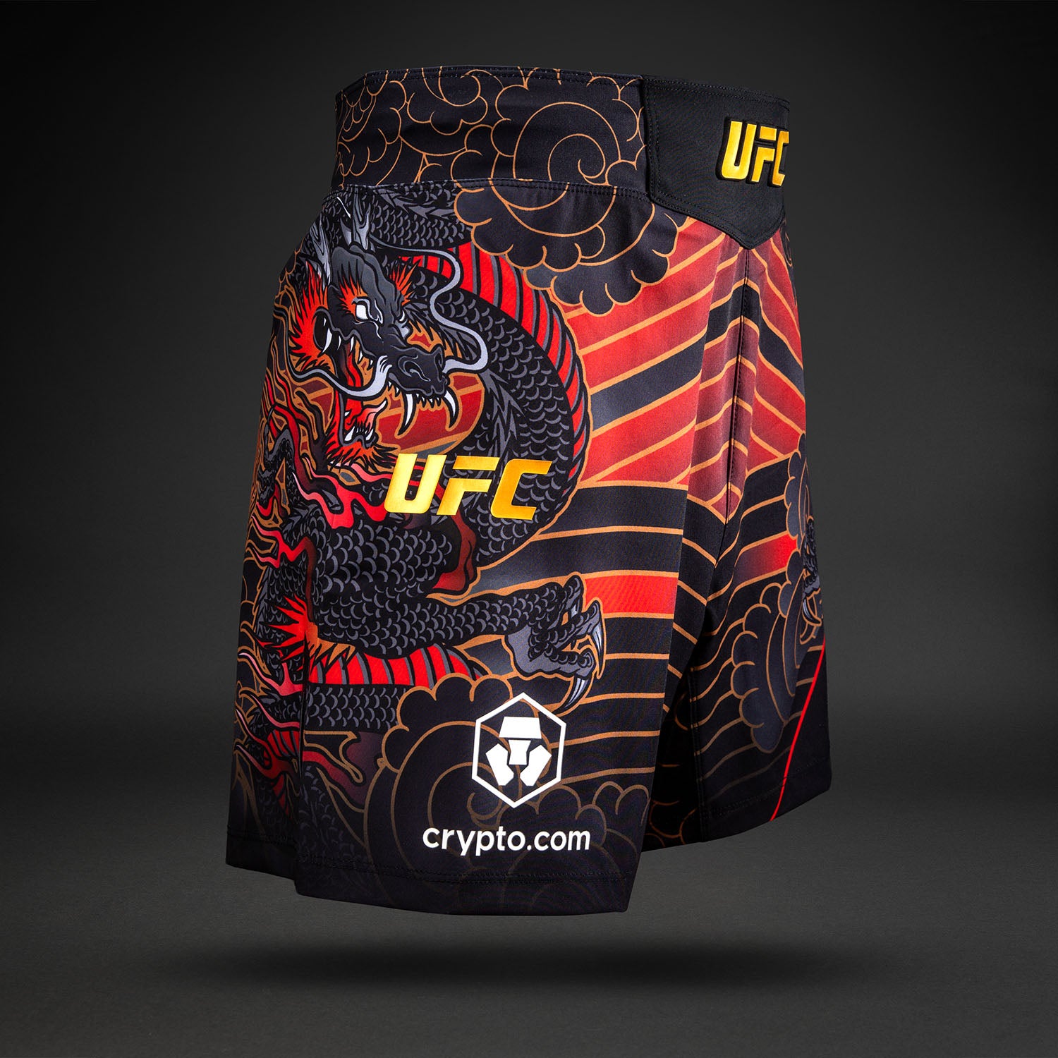 ufc-unrivaled-by-venum-alexandre-pantoja-short-fit-kampfhose-rot image 3