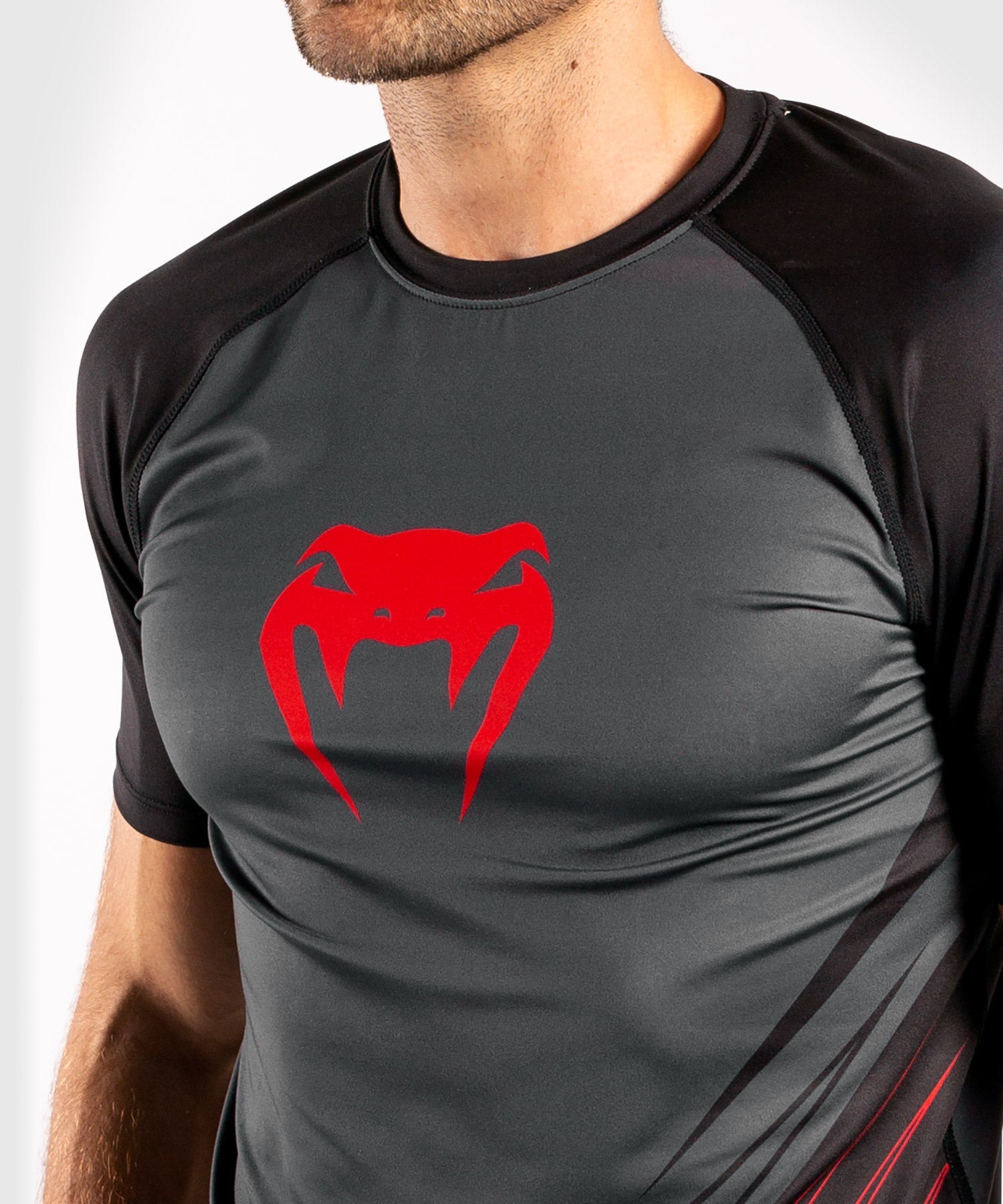 venum-contender-5-0-dry-tech-t-shirt-herren-schwarz-rot image 7