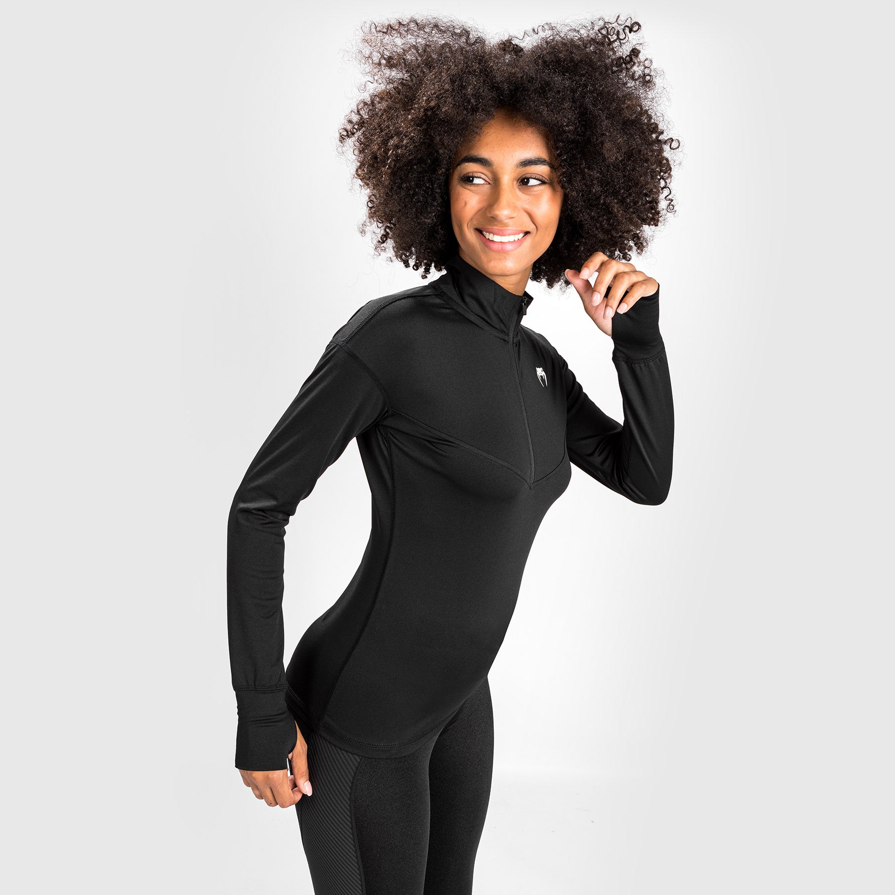 venum-essential-base-layer-top-langarm-schwarz image 3