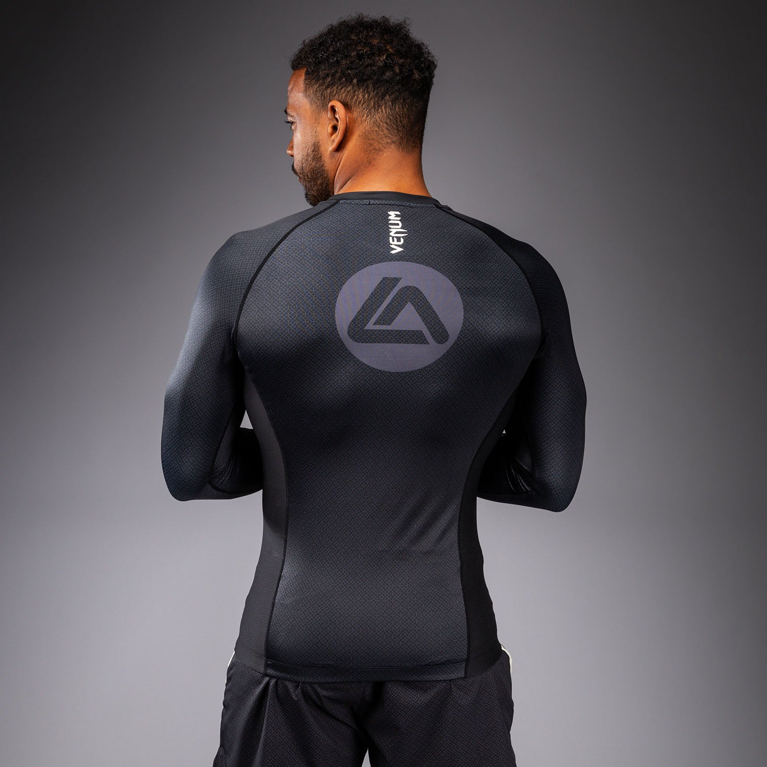 venum-x-roger-gracie-academy-langarm-rashguard-schwarz-herren image 3