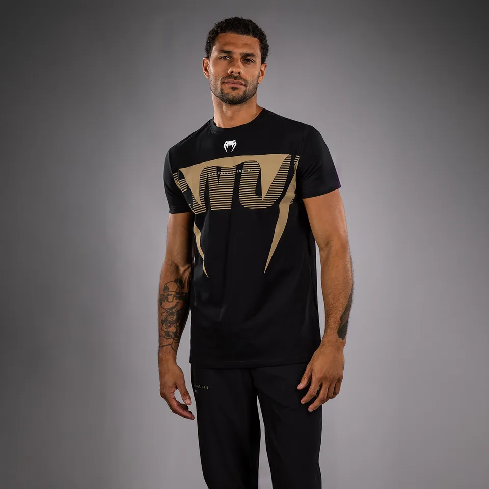 venum-adrenaline-t-shirt-herren-schwarz-sand image 1