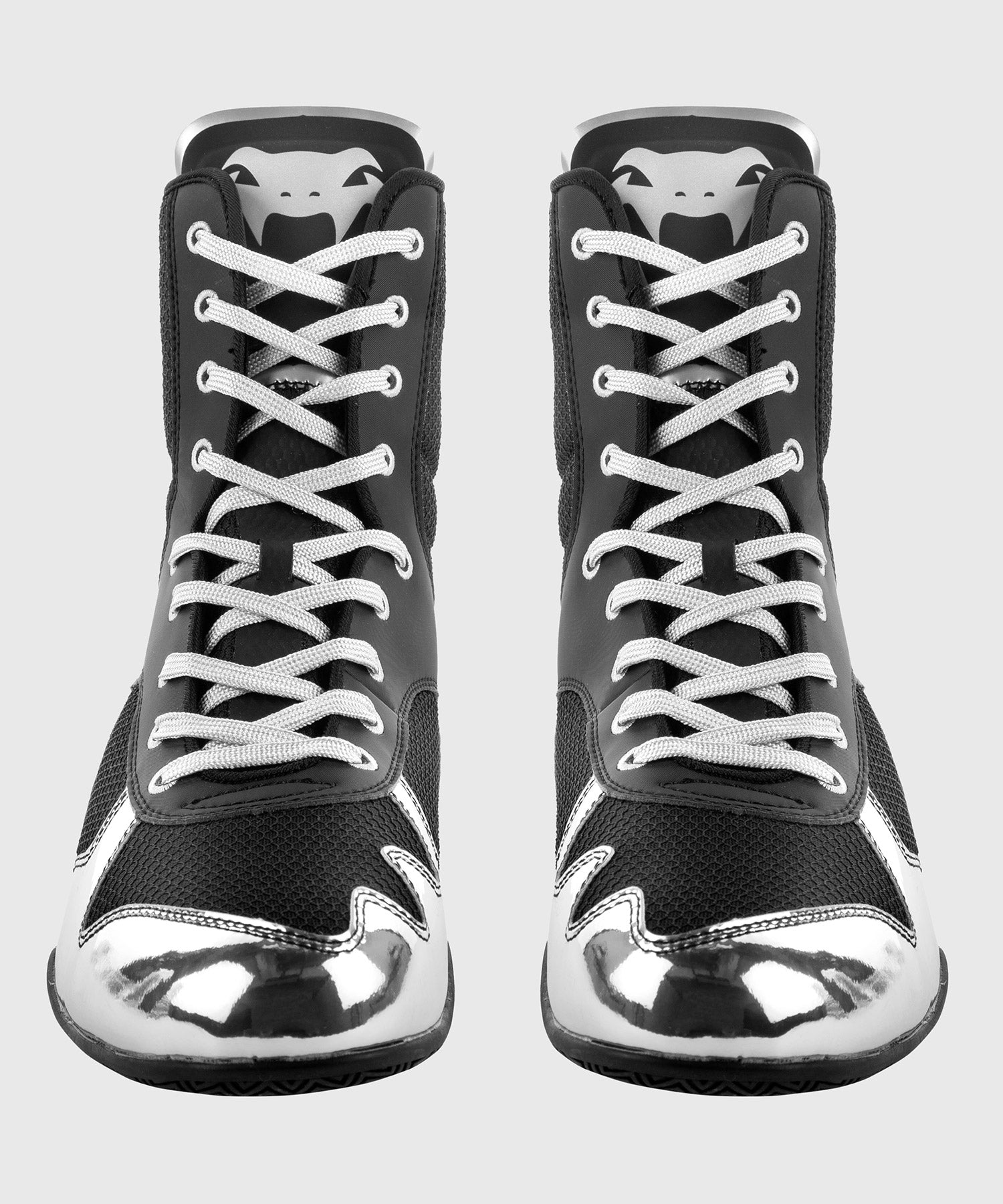 venum-elite-boxschuhe-schwarz-silber image 4